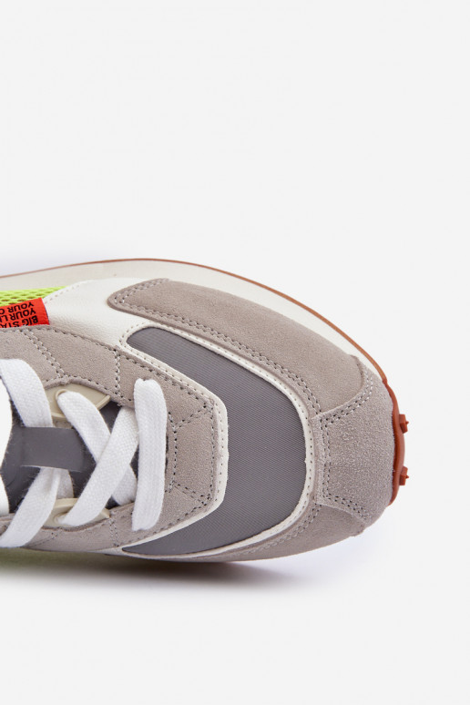 Men's Sports Sneakers with Memory Foam System from Big Star NN174344 Grey Men's Sports Sneakers with Memory Foam System from Big Star NN174344 Grey