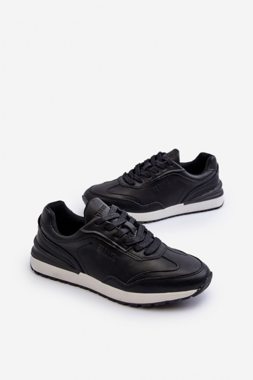 Men's Leather Sneakers BIG STAR NN174287 Black Men's Leather Sneakers BIG STAR NN174287 Black