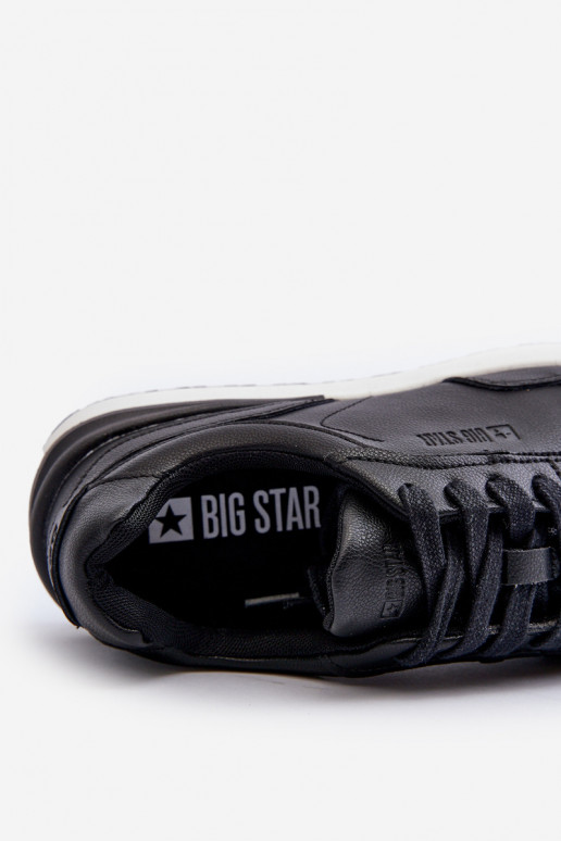 Men's Leather Sneakers BIG STAR NN174287 Black Men's Leather Sneakers BIG STAR NN174287 Black