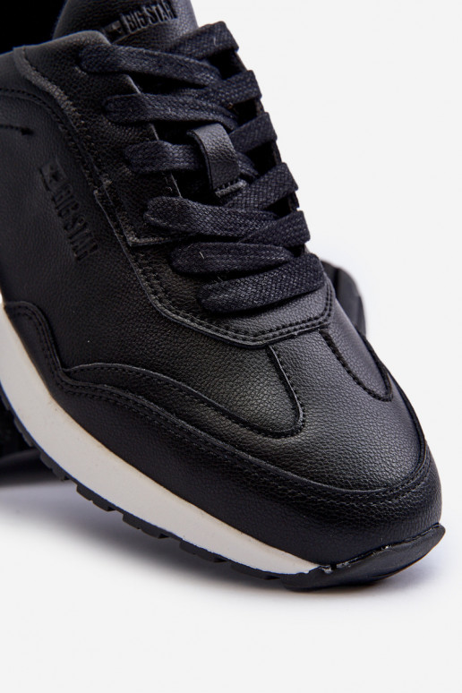 Men's Leather Sneakers BIG STAR NN174287 Black Men's Leather Sneakers BIG STAR NN174287 Black