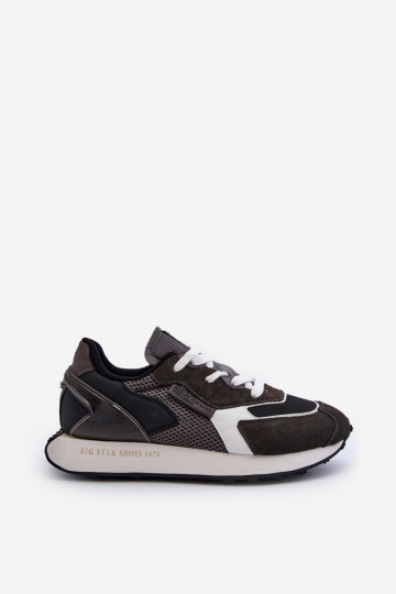 Buty Sportowe Sneakersy Męskie Memory Foam System Big Star NN174347 Czarne 2