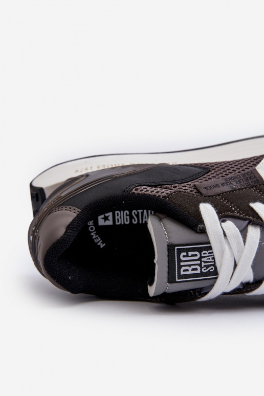 Men's Sports Sneakers with Memory Foam System Big Star NN174347 Black