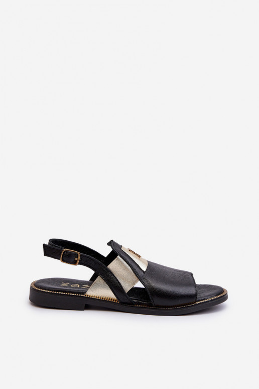 Zazoo 40385 Women's Leather Sandals Black Zazoo 40385 Women's Leather Sandals Black