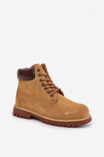 Suede Insulated Men's Boots Big Star OO174136 HI-POLY SYSTEM Camel