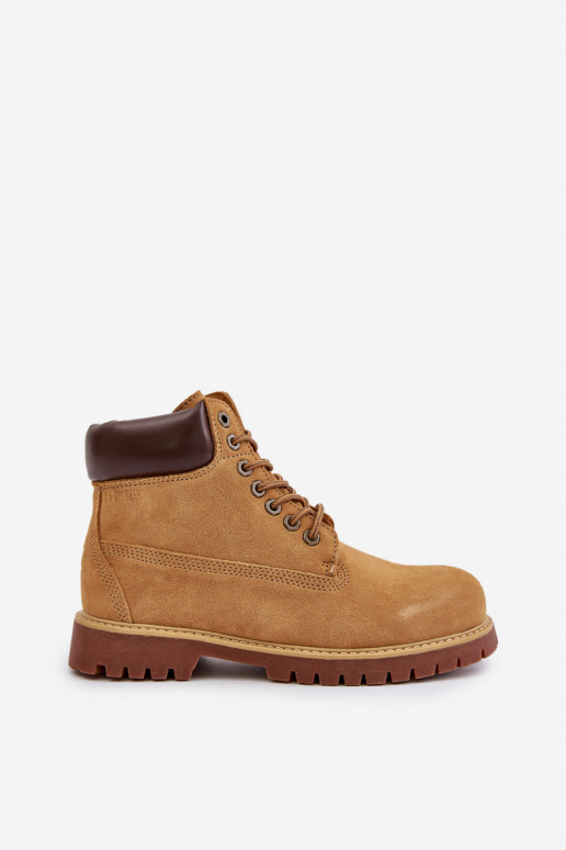 Suede Insulated Men's Boots Big Star OO174136 HI-POLY SYSTEM Camel