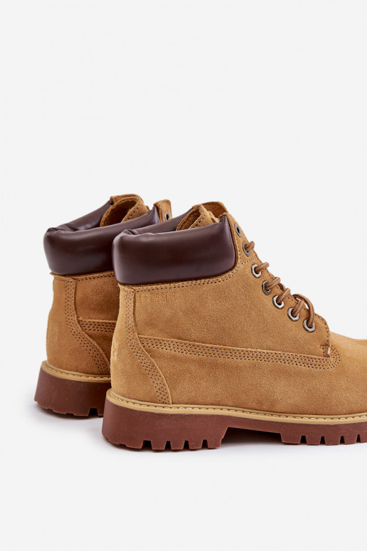 Suede Insulated Men's Boots Big Star OO174136 HI-POLY SYSTEM Camel