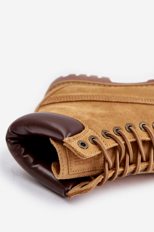 Suede Insulated Men's Boots Big Star OO174136 HI-POLY SYSTEM Camel