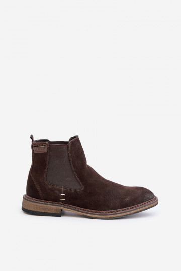 Suede Ankle Boots Men Big Star OO174155 Brown 2