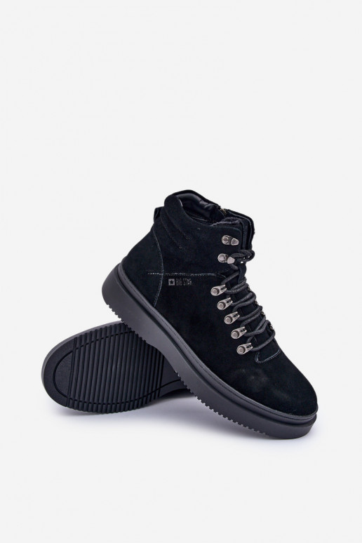 Suede Men's Insulated Boots Big Star OO174187 Black