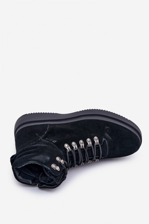 Suede Men's Insulated Boots Big Star OO174187 Black