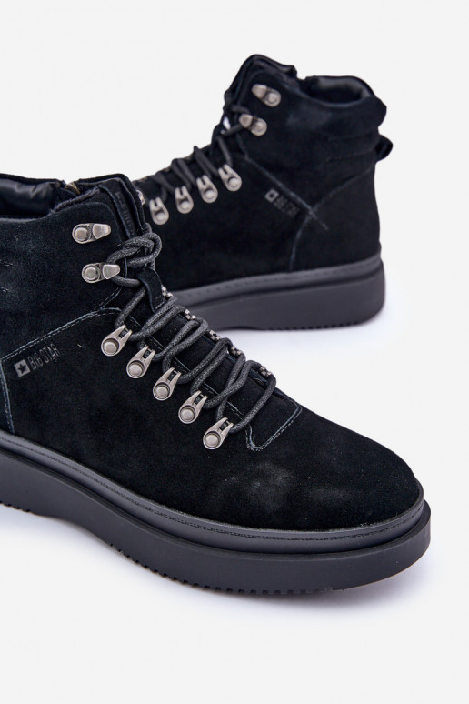 Suede Men's Insulated Boots Big Star OO174187 Black