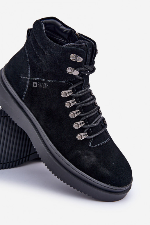 Suede Men's Insulated Boots Big Star OO174187 Black