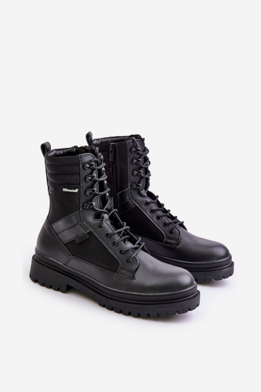 Leather Ankle Boots Men's Insulated Big Star OO174164 Black