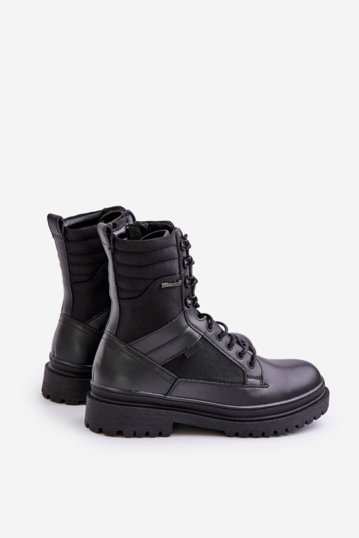 Leather Ankle Boots Men's Insulated Big Star OO174164 Black