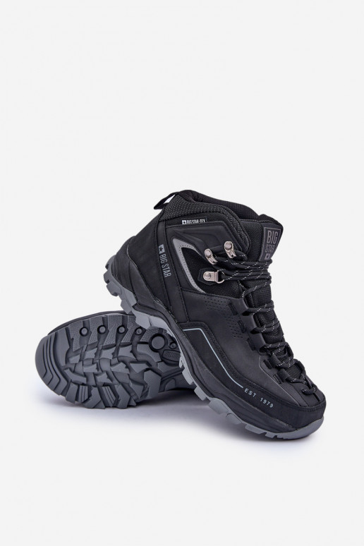 Men's Trekking Shoes Big Star OO174341 Black