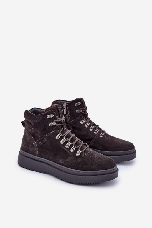 Suede Men's Insulated Boots Big Star OO174189 Brown