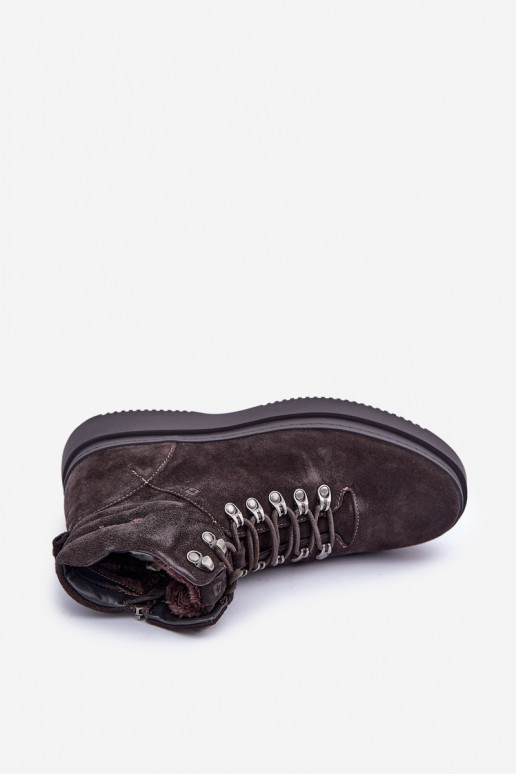 Suede Men's Insulated Boots Big Star OO174189 Brown