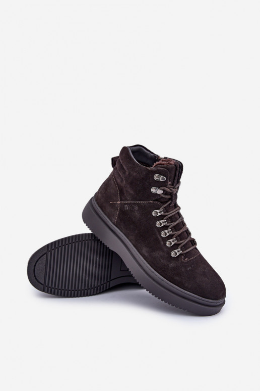 Suede Men's Insulated Boots Big Star OO174189 Brown