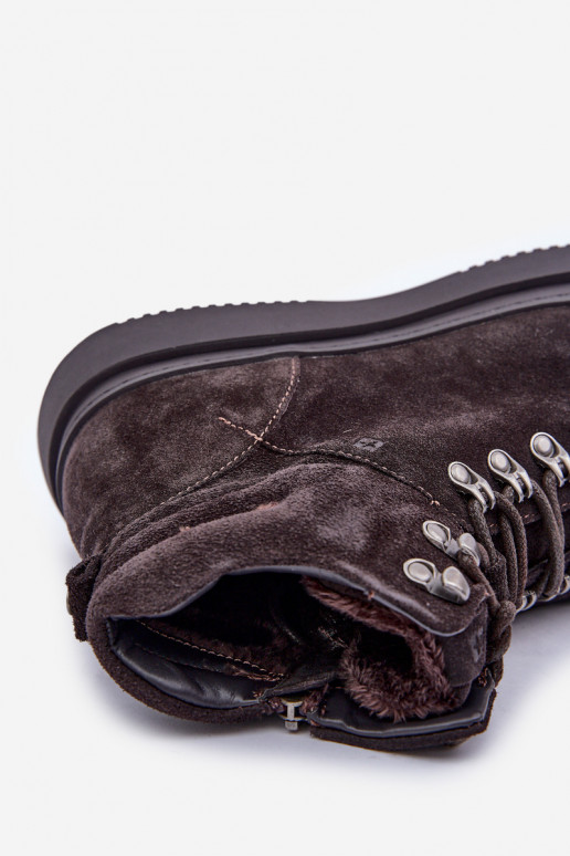 Suede Men's Insulated Boots Big Star OO174189 Brown