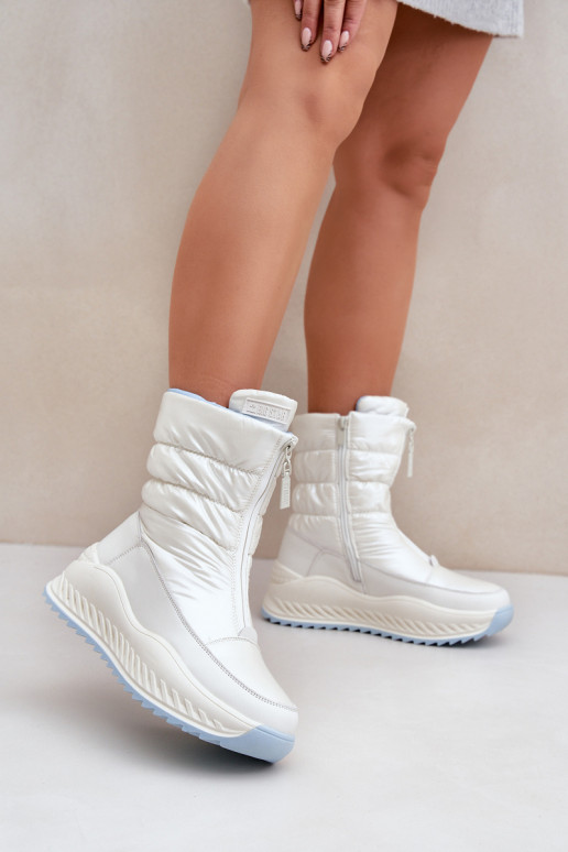 Women's Snow Boots Big Star OO274A396 White Women's Snow Boots Big Star OO274A396 White