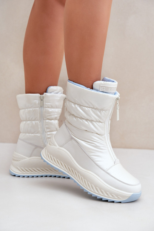 Women's Snow Boots Big Star OO274A396 White Women's Snow Boots Big Star OO274A396 White