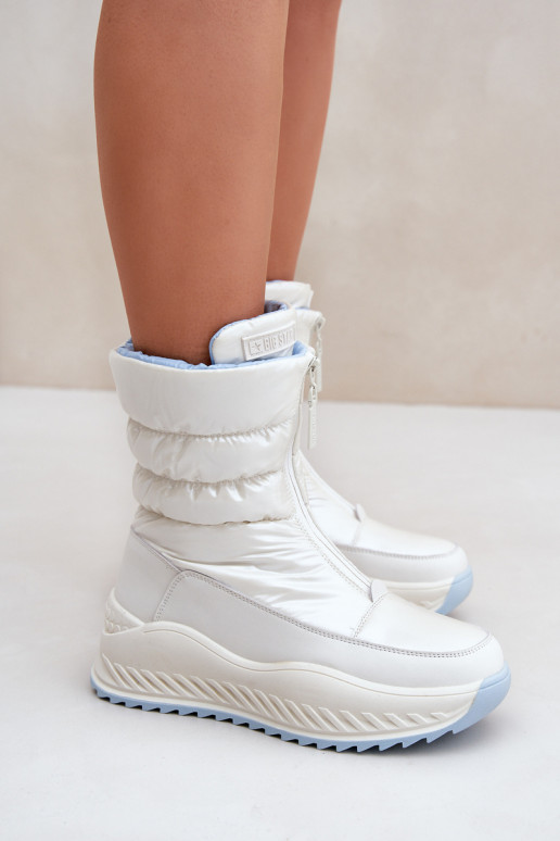 Women's Snow Boots Big Star OO274A396 White Women's Snow Boots Big Star OO274A396 White