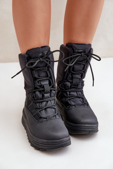 Ladies Snow Boots INUA With Primaloft Insulation 4F 4FRAW24FSBSF012 Black