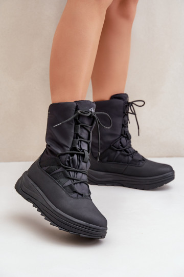 Ladies Snow Boots INUA With Primaloft Insulation 4F 4FRAW24FSBSF012 Black 2