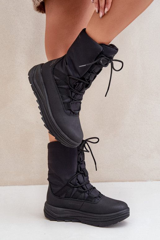 Ladies Snow Boots INUA With Primaloft Insulation 4F 4FRAW24FSBSF012 Black