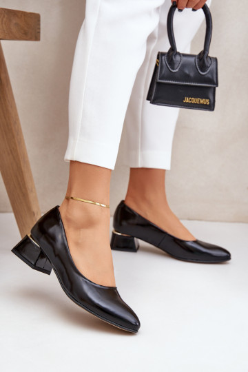 Leather Heels Lewski 3118 Black 2