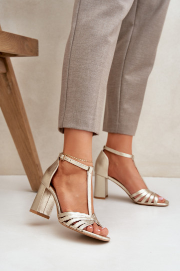 Leather Heeled Sandals Laura Messi 2766 2