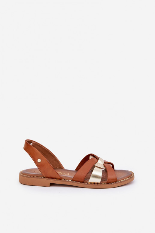 Zazoo 40382 Women's leather sandals brown Zazoo 40382 Women's leather sandals brown