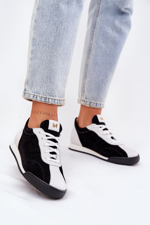 Ladies Leather Sports Shoes Laura Messi 2935 Black Ladies Leather Sports Shoes Laura Messi 2935 Black