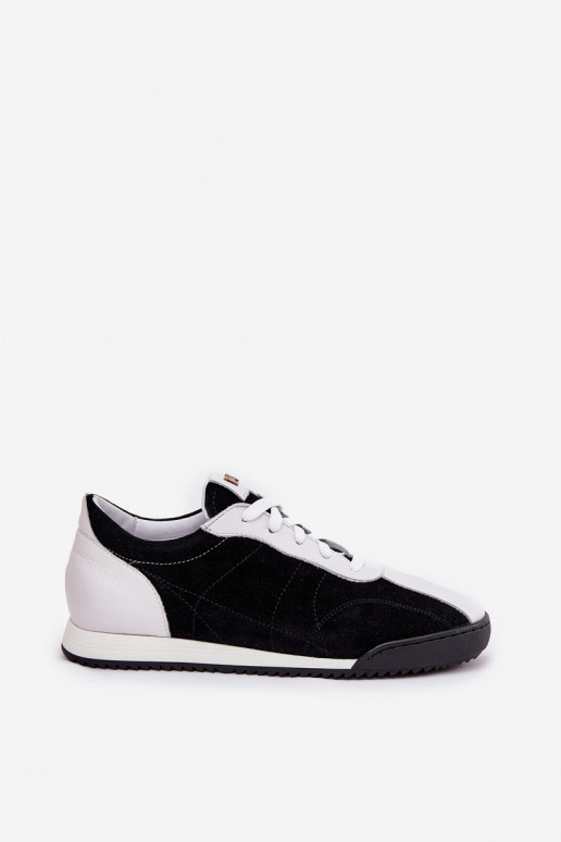 Ladies Leather Sports Shoes Laura Messi 2935 Black Ladies Leather Sports Shoes Laura Messi 2935 Black