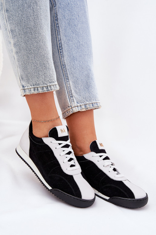 Ladies Leather Sports Shoes Laura Messi 2935 Black Ladies Leather Sports Shoes Laura Messi 2935 Black