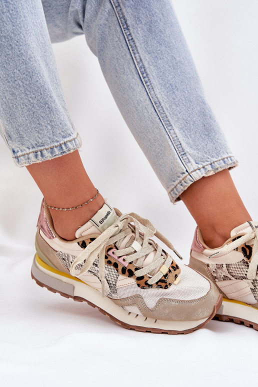 Sneakers Sports Shoes Women's D.Franklin DFSH378006 Gold