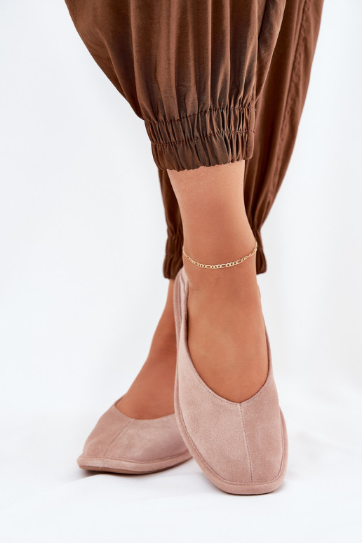 Suede Women's Ballet Flats Big Star RR274081 Pink Suede Women's Ballet Flats Big Star RR274081 Pink