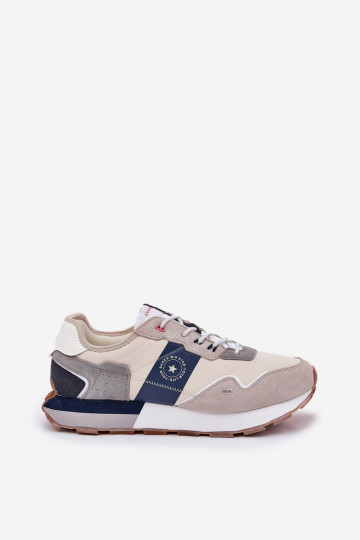 Suede Men Sneakers On Platform Big Star RR174471 Hi-Poly System Gray 2