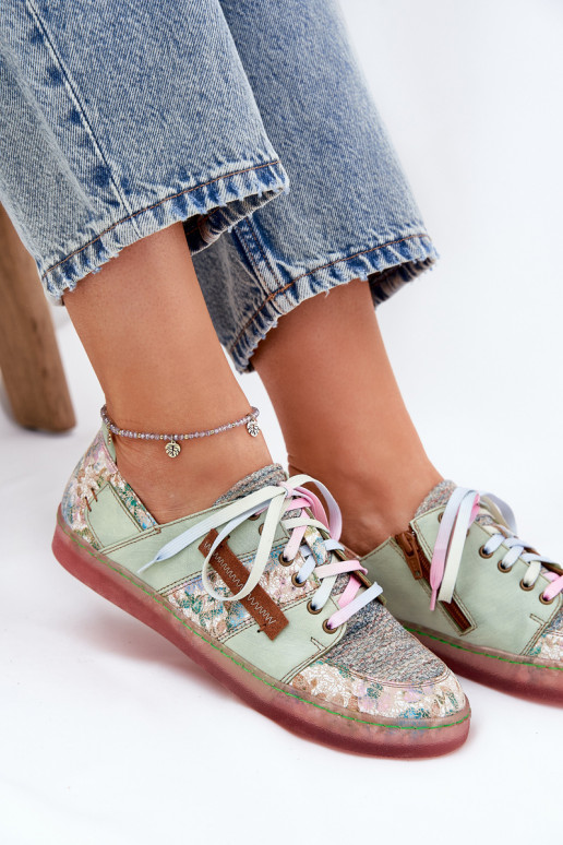 Leather Women's Shoes Maciejka 06791-09 Light Green Leather Women's Shoes Maciejka 06791-09 Light Green