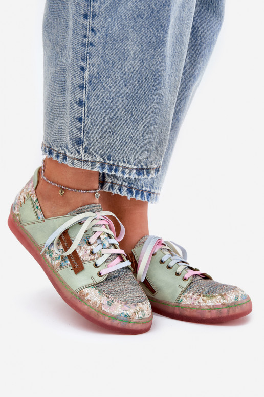 Leather Women's Shoes Maciejka 06791-09 Light Green Leather Women's Shoes Maciejka 06791-09 Light Green