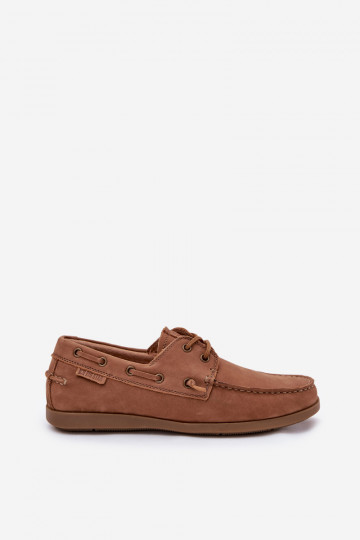 Men's Leather Moccasins Big Star RR174162 Camel 2