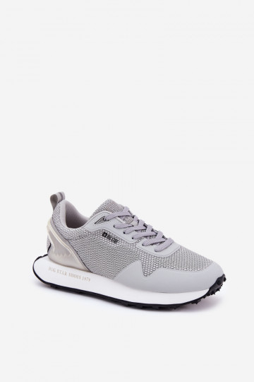 Men's Platform Sneakers Big Star RR174358 Hi-Poly System Gray