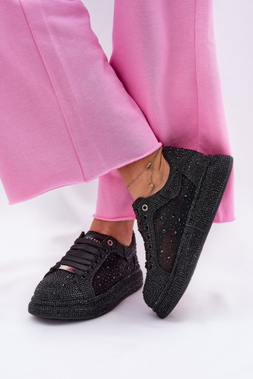 Decorated platform sneakers GOE NN2N4021 black