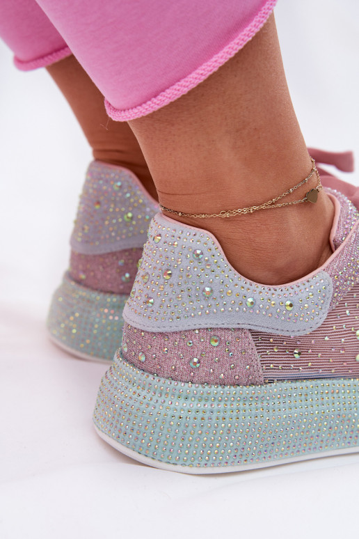 Embellished platform sneakers GOE RR2N4009 Multicolor
