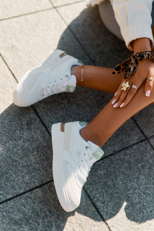 Women's Platform Sneakers LEE EMMA WOMEN LOW 50251014.04L Beige Women's Platform Sneakers LEE EMMA WOMEN LOW 50251014.04L Beige