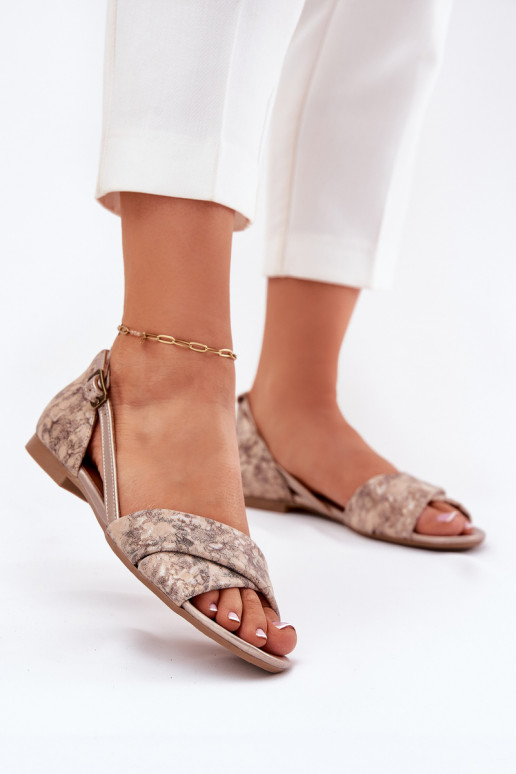 Leather Sandals Maciejka 04614-43 Navy Blue Leather Sandals Maciejka 04614-43 Navy Blue