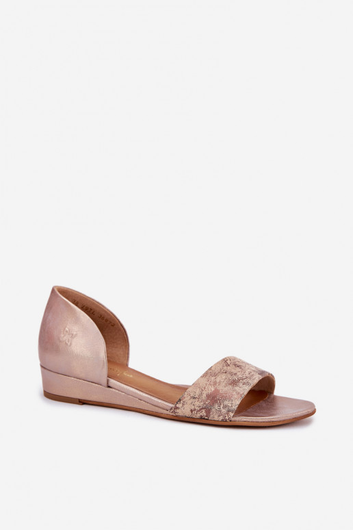 Leather Sandals Maciejka 01971-71 Gold Leather Sandals Maciejka 01971-71 Gold