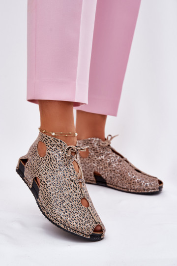 Patterned Leather Ankle Boots Maciejka 03426-49 Panther 2