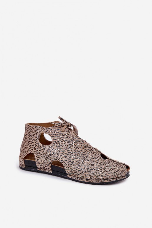 Patterned Leather Ankle Boots Maciejka 03426-49 Panther Patterned Leather Ankle Boots Maciejka 03426-49 Panther