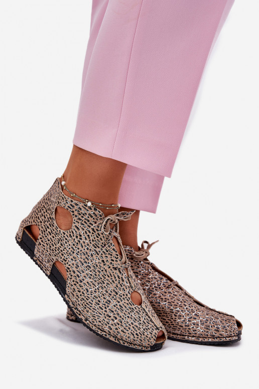 Patterned Leather Ankle Boots Maciejka 03426-49 Panther Patterned Leather Ankle Boots Maciejka 03426-49 Panther